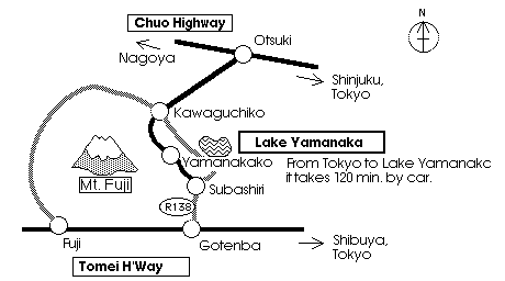 Traffic & Maps to Lake Yamanaka
